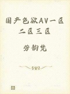 国产色欲AV一区二区三区
