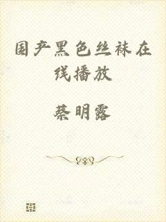 国产黑色丝袜在线播放