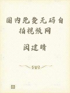 国内免费无码自拍视频网