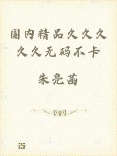 国内精品久久久久久无码不卡
