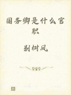 国务卿是什么官职