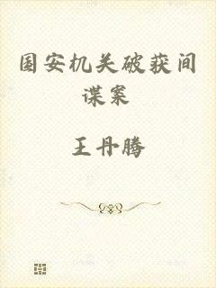 国安机关破获间谍案