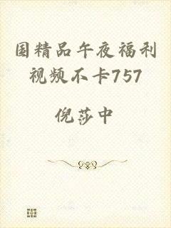 国精品午夜福利视频不卡757