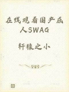 在线观看国产成人SWAG