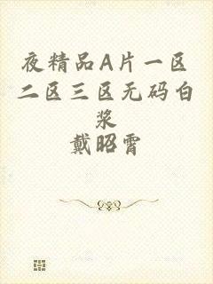夜精品A片一区二区三区无码白浆