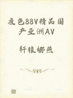 夜色88V精品国产亚洲AV