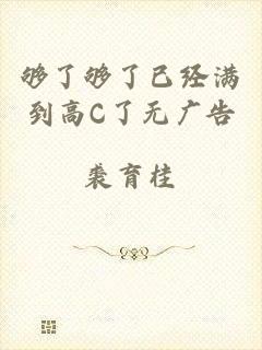 够了够了已经满到高C了无广告