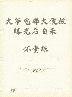 大爷电梯大便被曝光后自杀