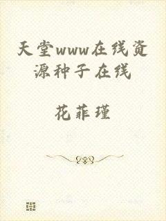 天堂www在线资源种子在线