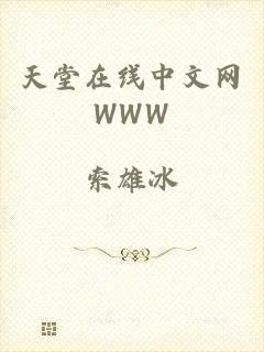 天堂在线中文网WWW