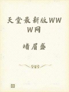 天堂最新版WWW网