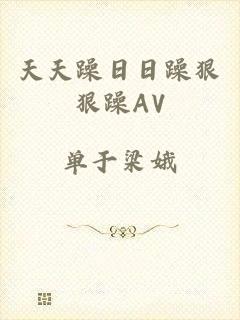 天天躁日日躁狠狠躁AV