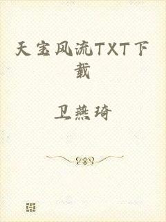 天宝风流TXT下载