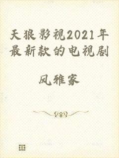 天狼影视2021年最新款的电视剧