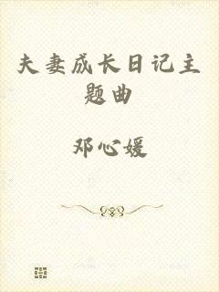 夫妻成长日记主题曲
