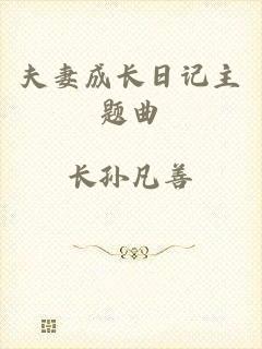 夫妻成长日记主题曲