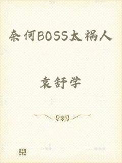 奈何BOSS太祸人