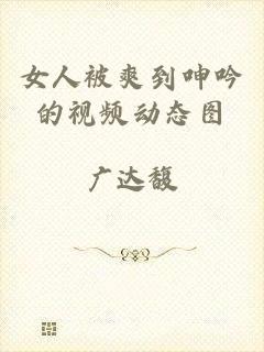 女人被爽到呻吟的视频动态图