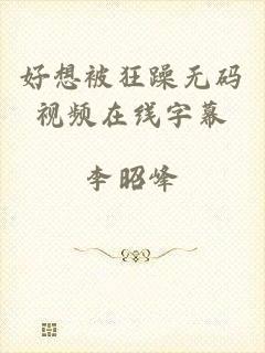好想被狂躁无码视频在线字幕