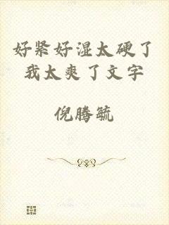 好紧好湿太硬了我太爽了文字