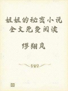 姐姐的秘密小说全文免费阅读