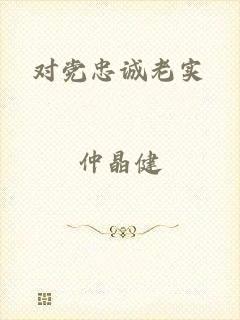 对党忠诚老实