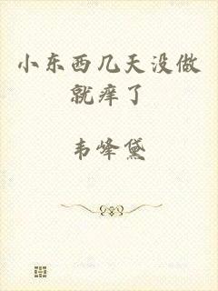 小东西几天没做就痒了