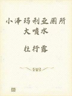 小泽玛利亚厕所大喷水