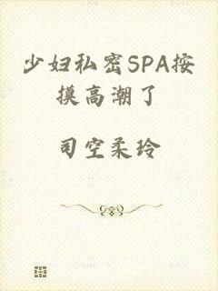 少妇私密SPA按摸高潮了