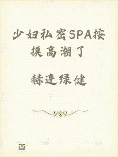 少妇私密SPA按摸高潮了