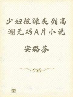 少妇被躁爽到高潮无码A片小说