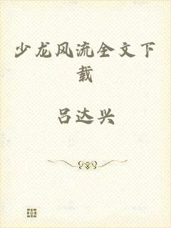 少龙风流全文下载