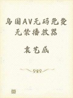 岛国AV无码免费无禁播放器