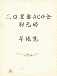 工口里番ACG全彩无码