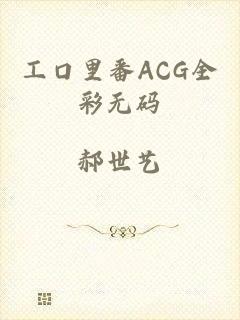 工口里番ACG全彩无码