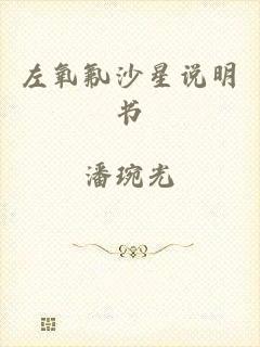 左氧氟沙星说明书