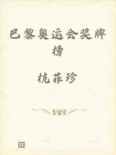 巴黎奥运会奖牌榜