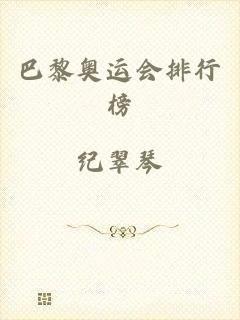巴黎奥运会排行榜