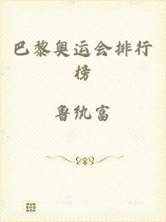 巴黎奥运会排行榜