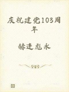 庆祝建党103周年