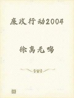 廉政行动2004