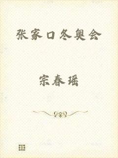 张家口冬奥会
