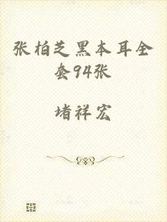 张柏芝黑本耳全套94张