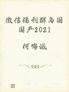 微信福利群岛国国产2021