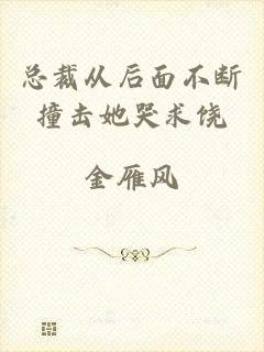 总裁从后面不断撞击她哭求饶