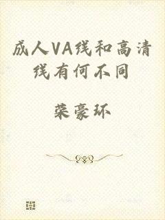 成人VA线和高清线有何不同