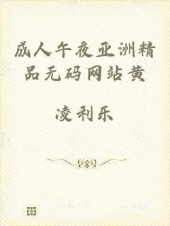 成人午夜亚洲精品无码网站黄