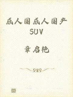 成人国成人国产SUV