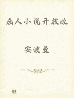 成人小说开放版