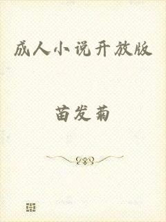 成人小说开放版